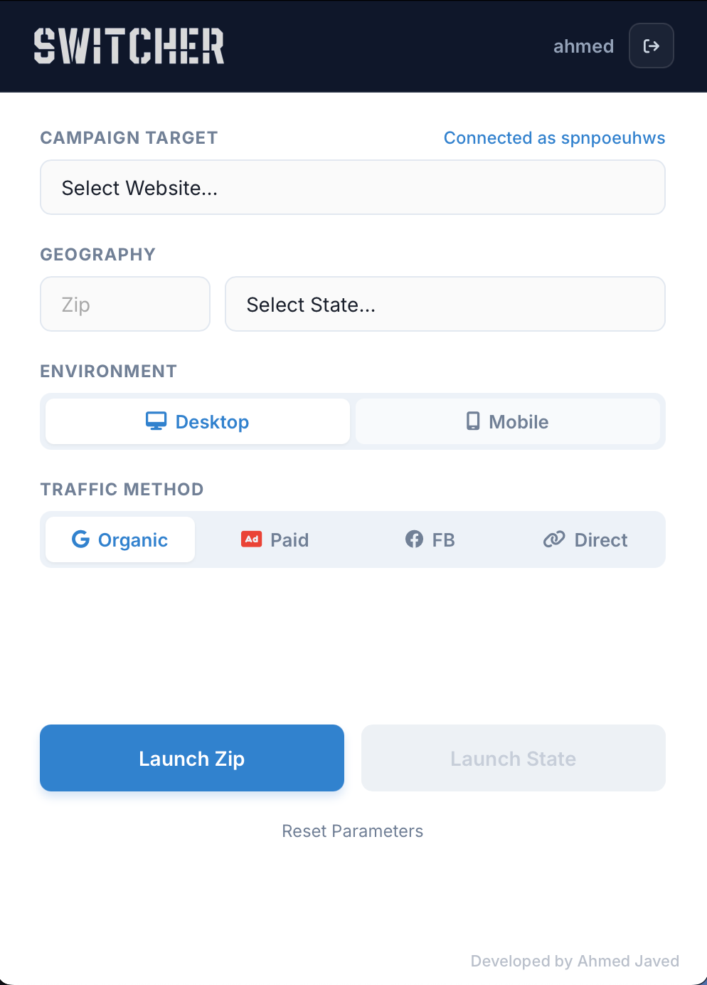 Workerz dashboard overview